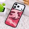 Pink Camoflague Pattern Shockproof Phone Case for iPhone 17 Air 16e 15 11 12 14 13 Pro Max Cover Coque