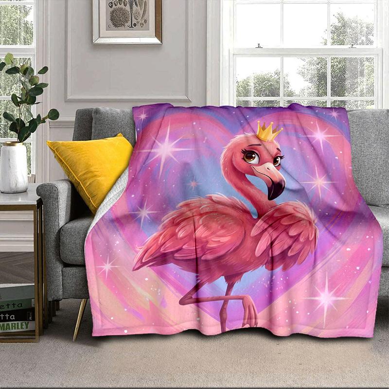 Magical Flamingo Sky Blanket Flannel Blanket Throw Blanket Sofa Cover Blanket Soft Premium Blanket Picnic Blanket Tv Blanket Gifts
