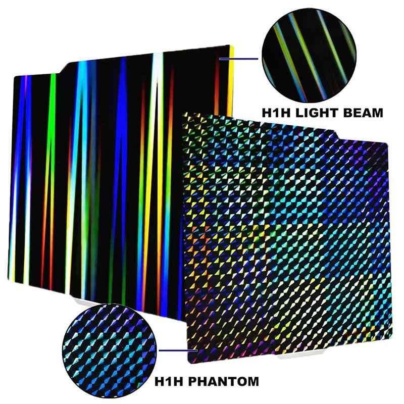Fresh H1H Build Plate For Bambu-Lab X1C/X1/X1E/P1P/P1S/A1 Print Bed 257X257mm Light +Phantom Spring Steel Sheet Plate