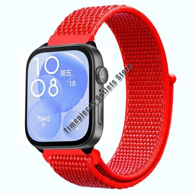 Nylon Loop Strap For Huawei Watch Fit 3 Sport Breathable Replacement Bracelet Wristband For Huawei Watch Fit 3 Belt Accessories