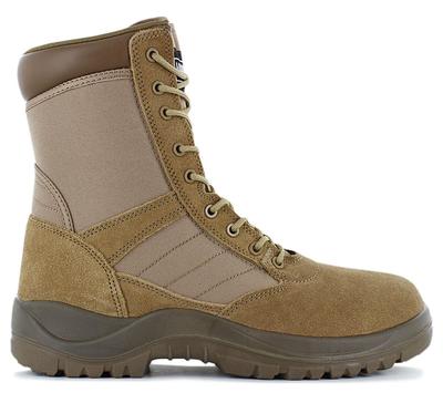 Centurion 8.0 SZ con cerniera laterale - Stivali Tattici da Uomo Stivali da Intervento Marrone M801385-087 ORIGINALE
