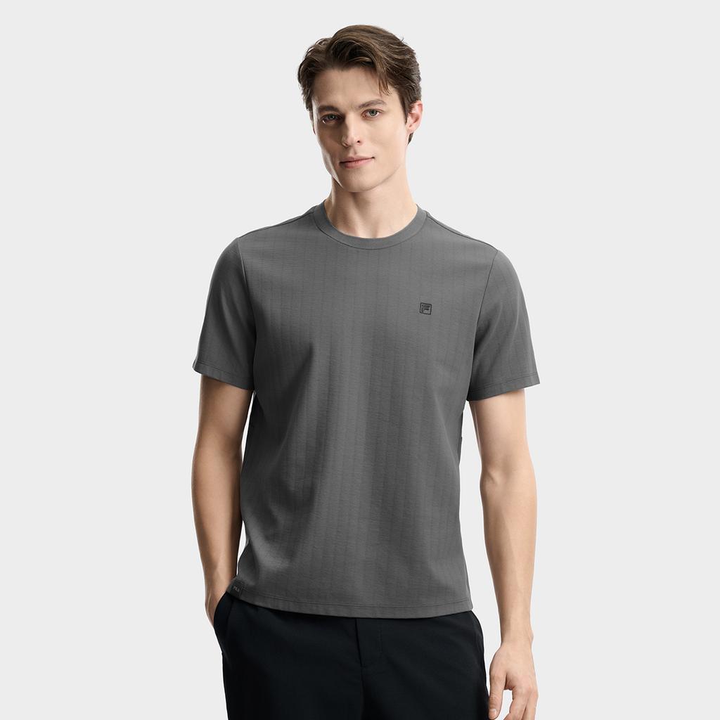 Fila White Fashion Classic Simple Casual Versatile Comfortable Breathable Short Sleeve T-Shirt Men Tops F11M623114FGY