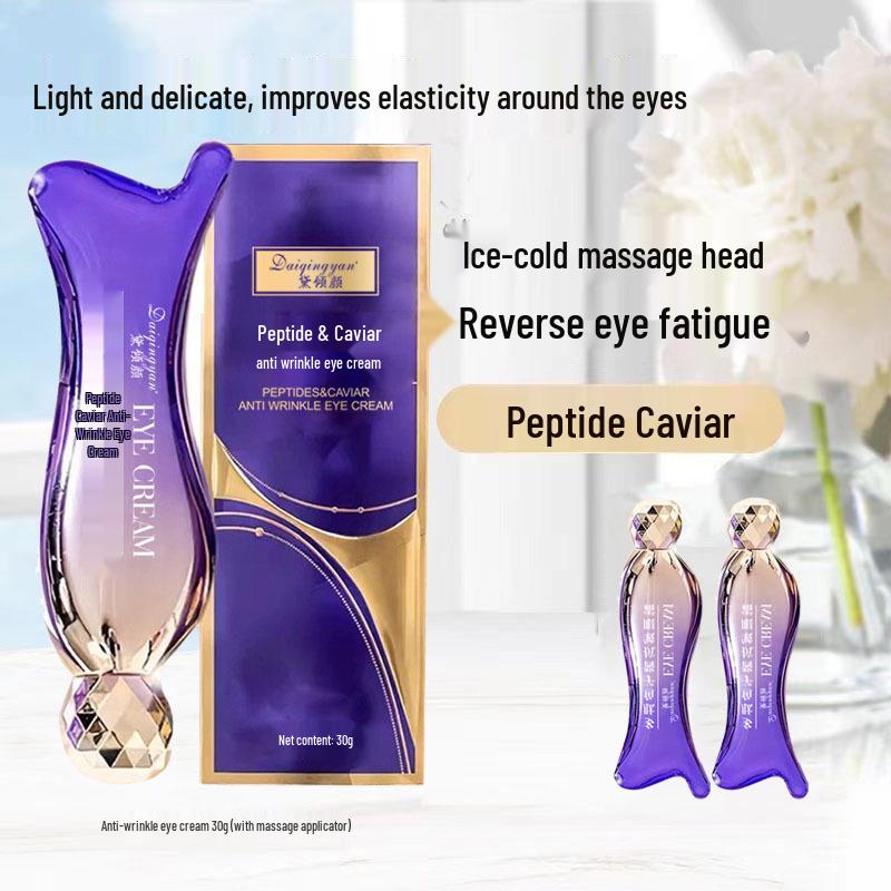 Peptide Caviar Anti Wrinkle Eye Cream: Reduces Wrinkles, Crow's Feet, and Dark Circles; Lifts and Firms.