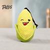 Soft Bite Resistant Dog Plush Corn Toy, Squeaky Chew Crinkle Stuffed Safe Toys for Puppies Puppy Teething Toy Small To Medium Dogs Funny Boredom