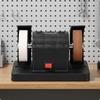 Mini Bench with Rpm Control | SpaceSaving Compact Design, Dual Wheel Bench, for Home Workshop