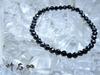 For Seizing Important Victories In Black Spinel Bracelet for Men Natural Stone 4mm Star Cut Power Stone Kanoishi [Amulet Life] - (Purification,