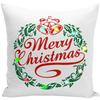 Led Christmas Pillowcase Cartoon Plant Creative Printing Luminous Cushion Cover Home Sofa Table Chair Decoration Pillow Cases