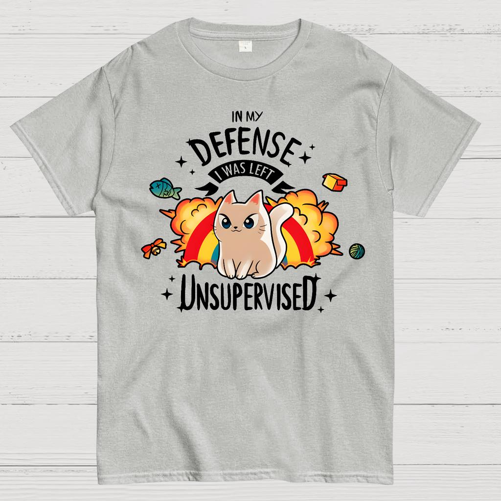 I Was Left Unsupervised Cotton Summer Casual Cool Loose T-Shirt