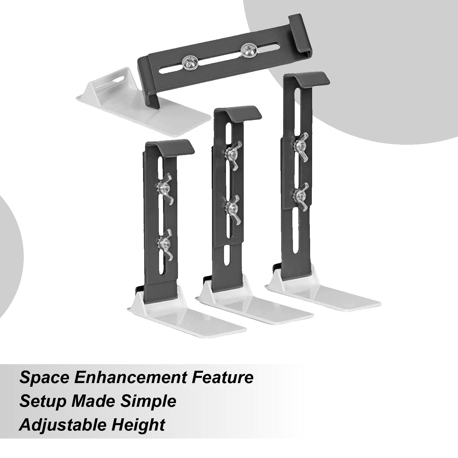 Кронштейны для оконных ящиков Регулируемые кронштейны для оконных ящиков Набор из 4 держателей Подвесное крепление Усиленная нижняя опора для ограждений China Mainland