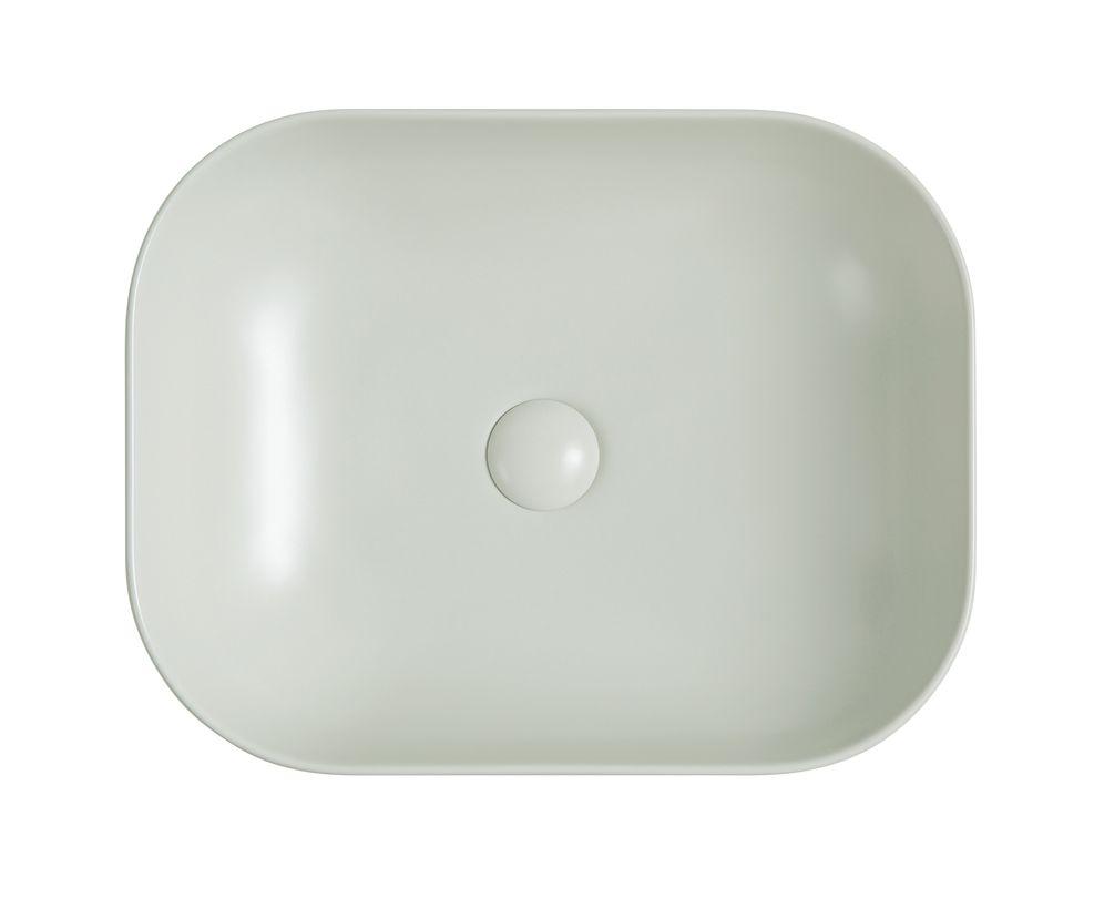 Bella Countertop Washbasin 50.5X40.5 CM Oval Light Grey Matt