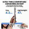 Ultra-thin Cell Phone Ring Holder Magnetic Ring Foldable Kickstand Magnet Grip Desktop Stand for Phone