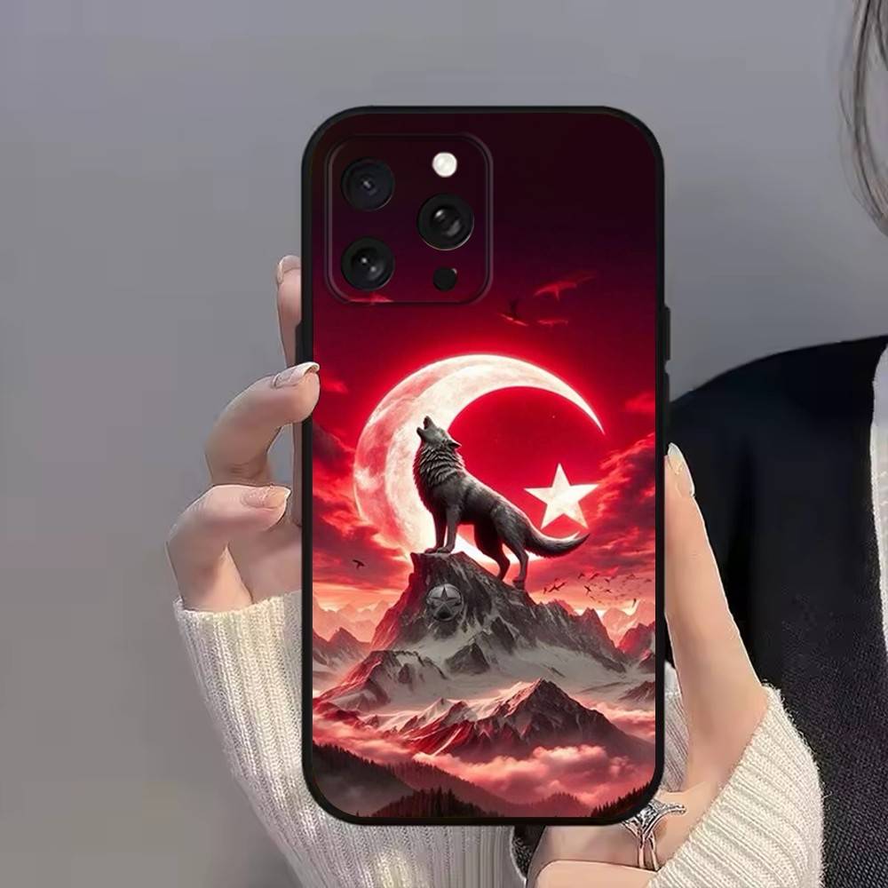 Flag T-Turkey T-TurkishS Phone Case For iPhone 12,13,14,11,12,17,16,15,Plus,Pro Max,XS,X,XR,SE,Mini,Soft Silicone Black Cover iPhone13PRO