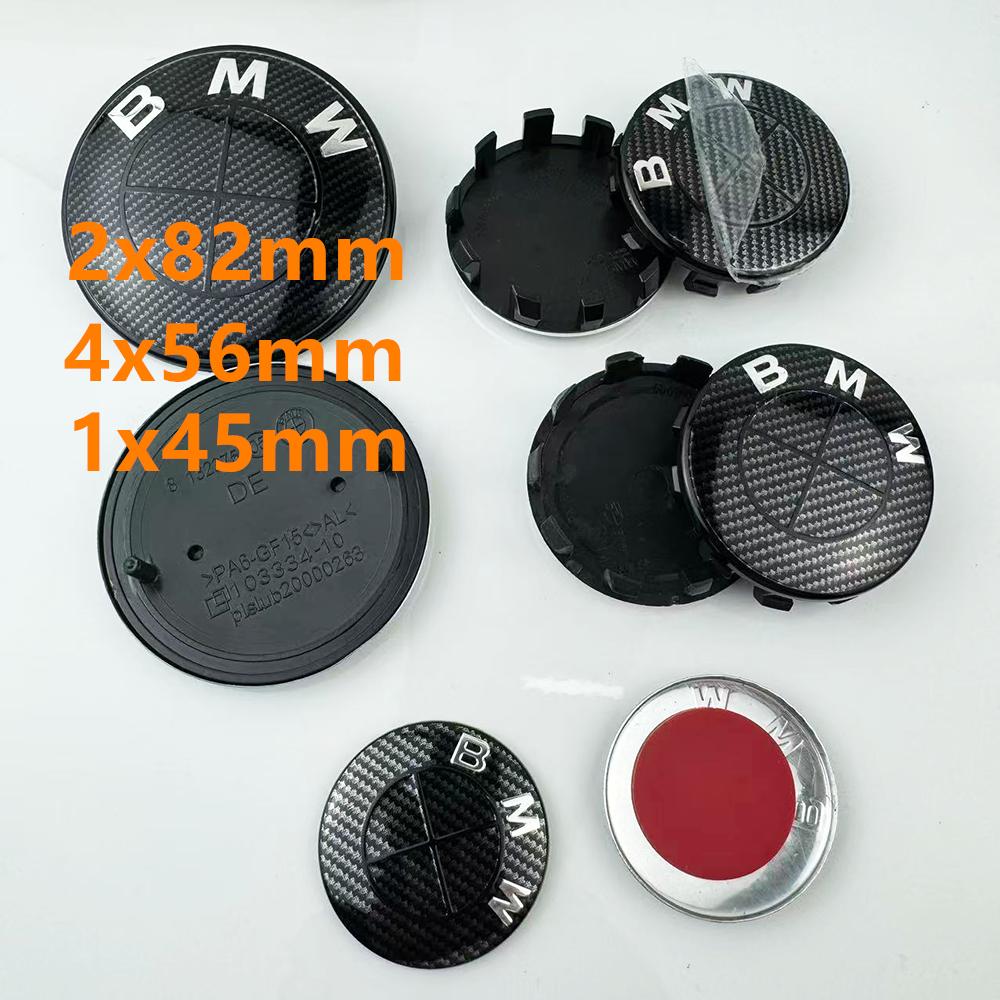 E46 E90 E60 45/56/68/74/82MM Car Front Hood Emblem Wheel Center Caps For BMW G11 G12 G30 G31 G32 G08 G05 F46 F49 F39 F90 G20 X3 X5 M4 Auto AA7 AA7