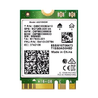 WiFi 6E M.2 For AX210 3000Mbp Laptop Internal Network Card Bluetooth 5.2 Adapter