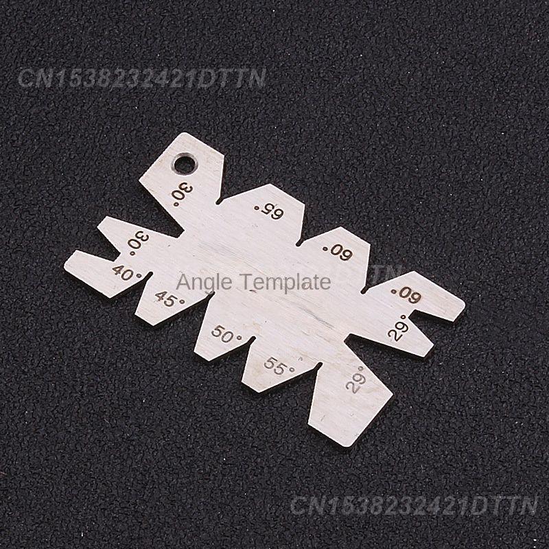 Measuring Lathe Tools Carbon Steel Material Stamping Chrome Plating Process Stainless Steel Corner Arc Model Tool Ruler