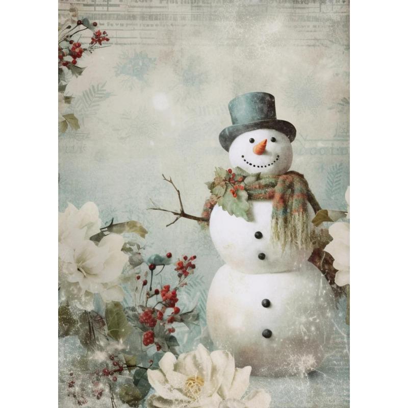 Vintage Rustikal Weihnachten Weihnachtsmann Kiefer Rentier Poster und Drucke Leinwanddruck Wandkunst Bild für Wohnzimmerdekor