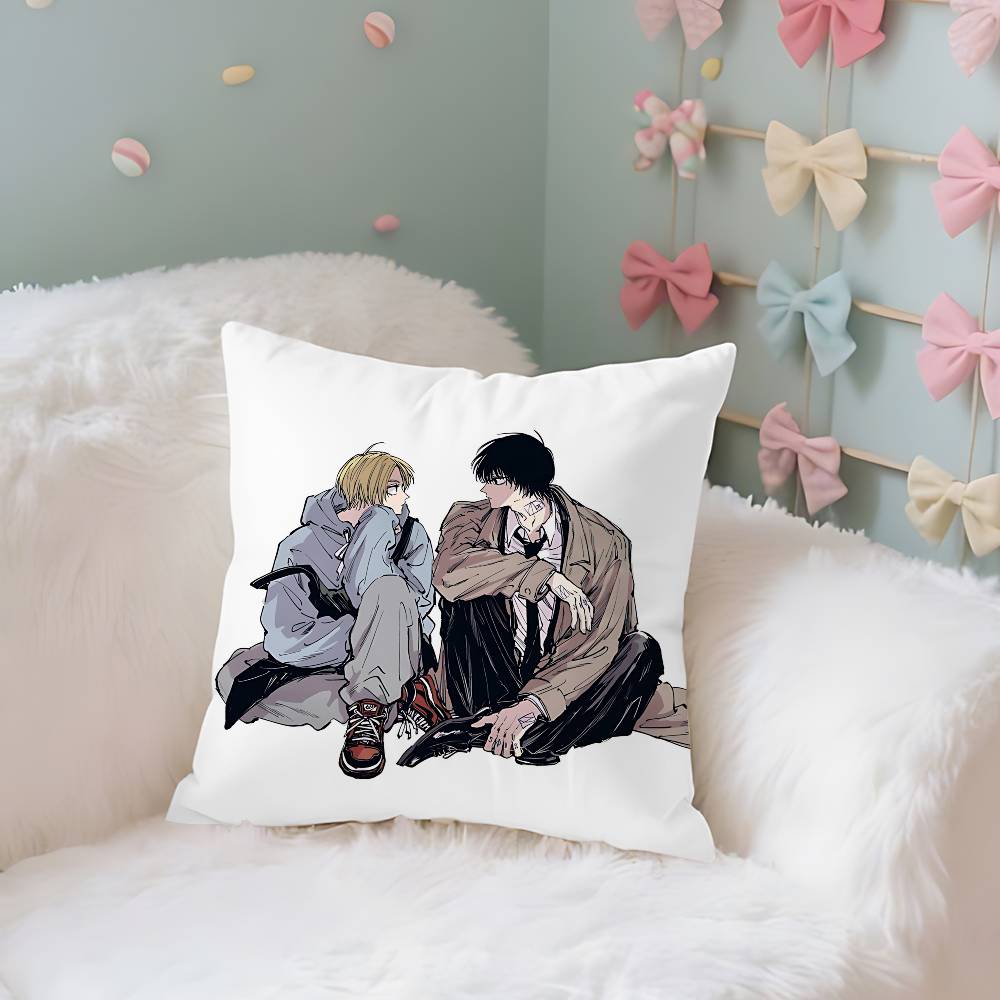 Nagumo And Shin Case Plush Fabric Soft Pillowcase Double Sided Print Cushion Cover Household Gifts