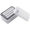 Soap Dish, Automatic Draining Rotating Holder, MultiFunctional Storage Box, Bathroom Gray 1
