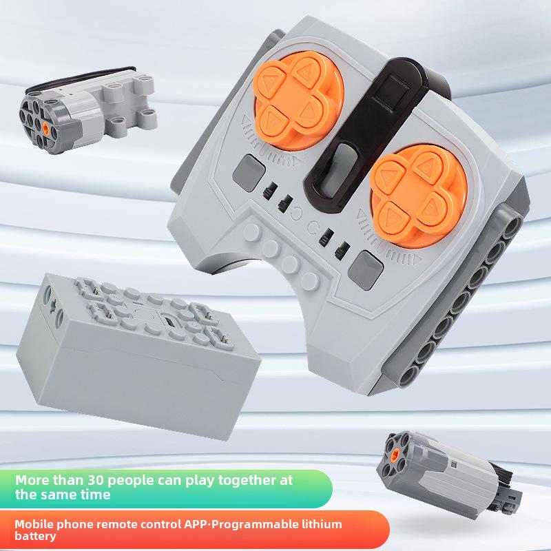 8-Channel Remote Control for Lego-Compatible MOC with Lithium Battery and PF Technology