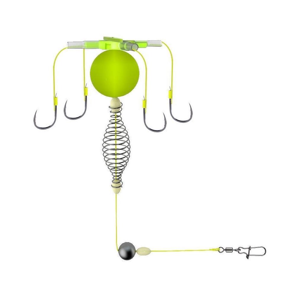 

Крючок на леске Рыболовная кормушка Четыре крючка Углеродистая сталь Леска Группа Кормушка Грузило Поплавок Острый Рыболовная пружина Кормушка для приманки Противозакручиватель 9 белый