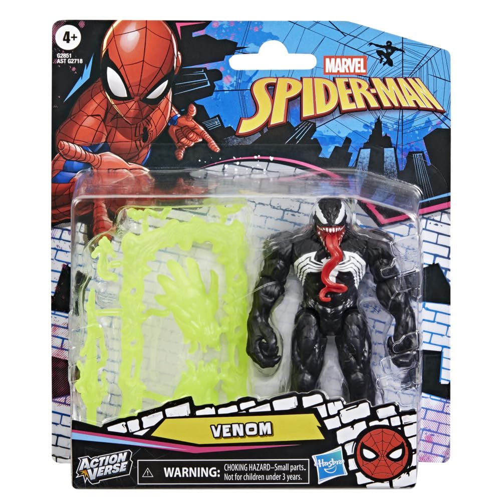 Marvel Spider-Man Action Figure & Accessories 4.5 Inches Superhero Toy for Kids Ages 4 and Up