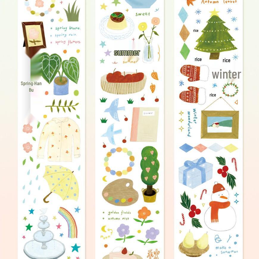 Springforth Little Fortunes Sticker Roll - Versatile Journal Decoration System