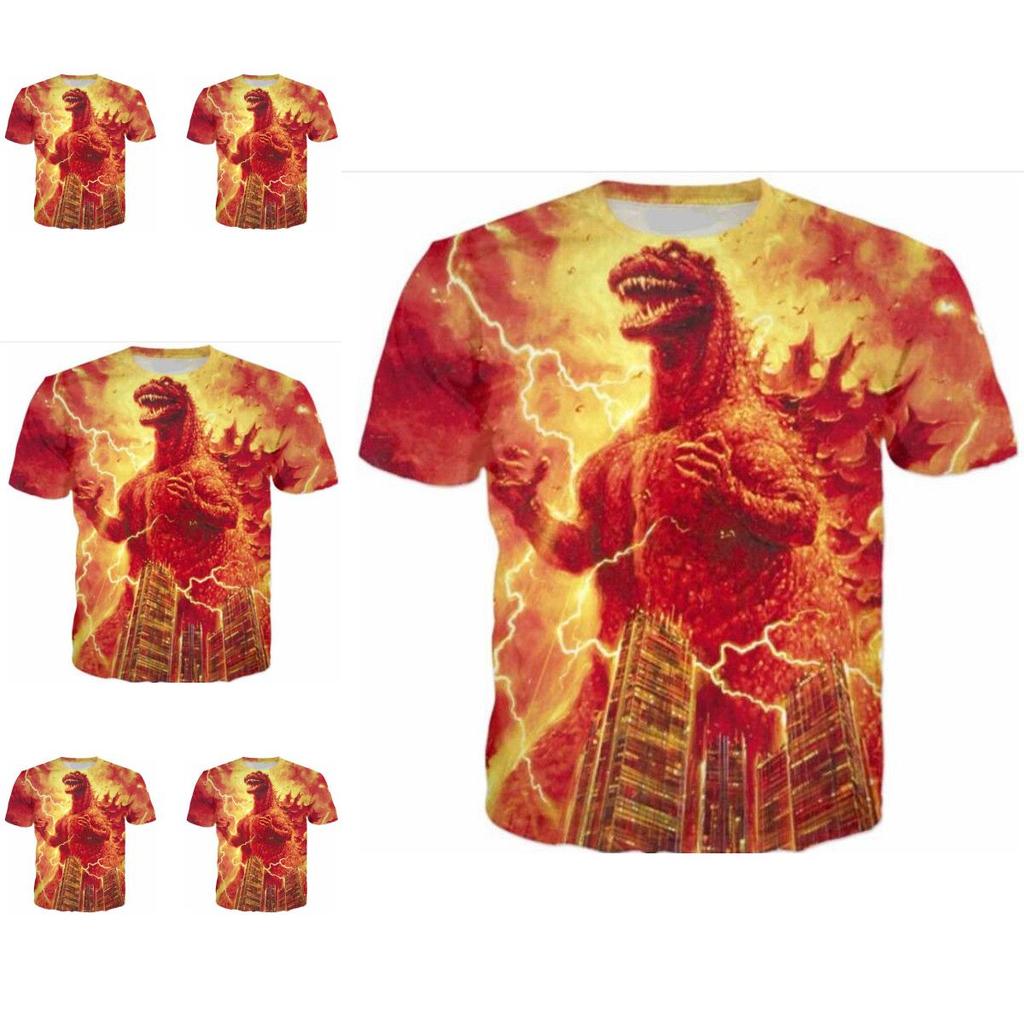 3d New Fashion Printed Womenmens Dinosaur Summer Tshirts Cool