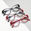 3-Pack Vintage Style Cat Eye Reading Glasses - Full Rim, Non-Prescription Clear Lens, AC Lens & Polycarbonate Frame