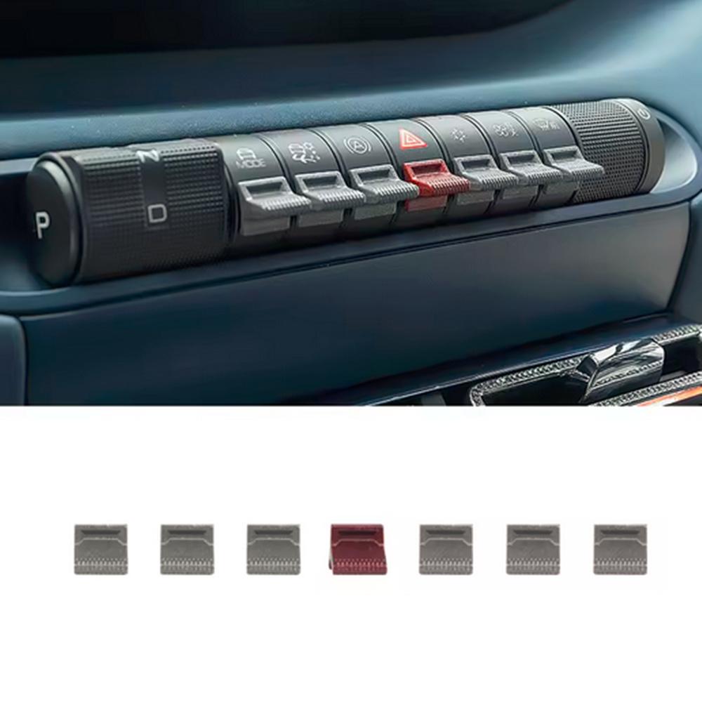 7Pcs Button Paddle Sticker Knob For BYD Dolphin Seagull / Dolphin Mini 2021-2025