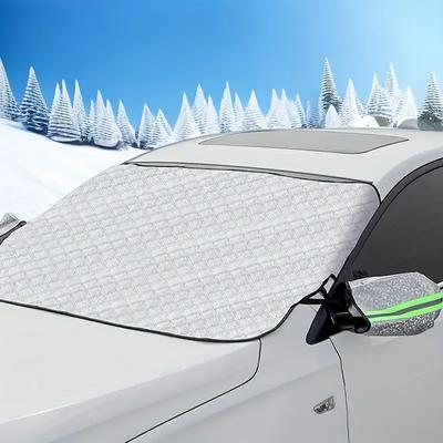 Car Front Windshield Thickened Snow Cover Anti-Frost Anti-Freeze Winter Snow Cover With Independent Earmuffs