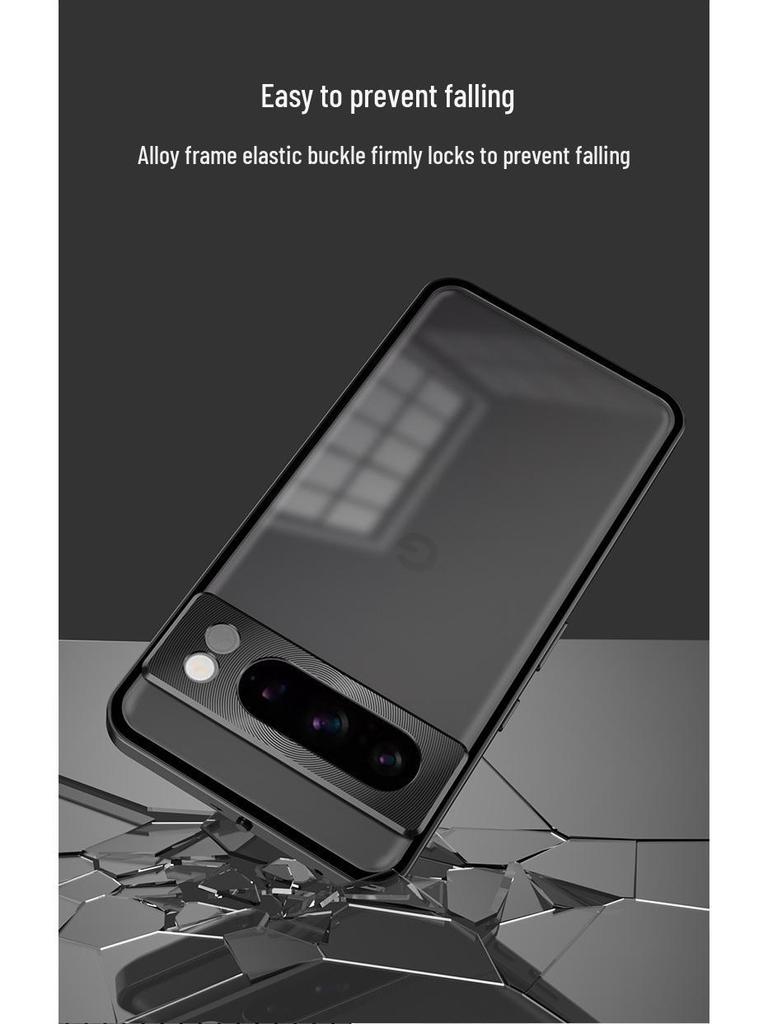 Google Pixel 9 Pro Pop-Up Aluminum Alloy Magnetic Matte Phone Case