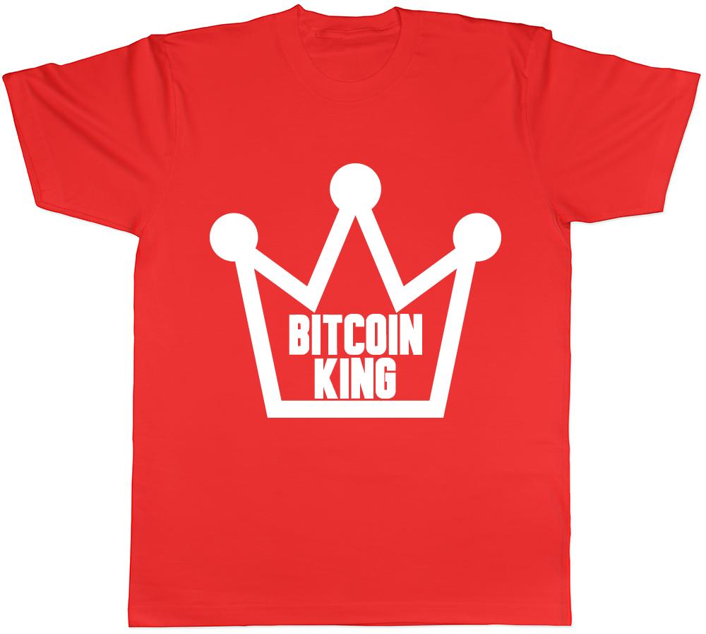 Bitcoin King Unisexs Unisexs Ladies Unisex TShirt S