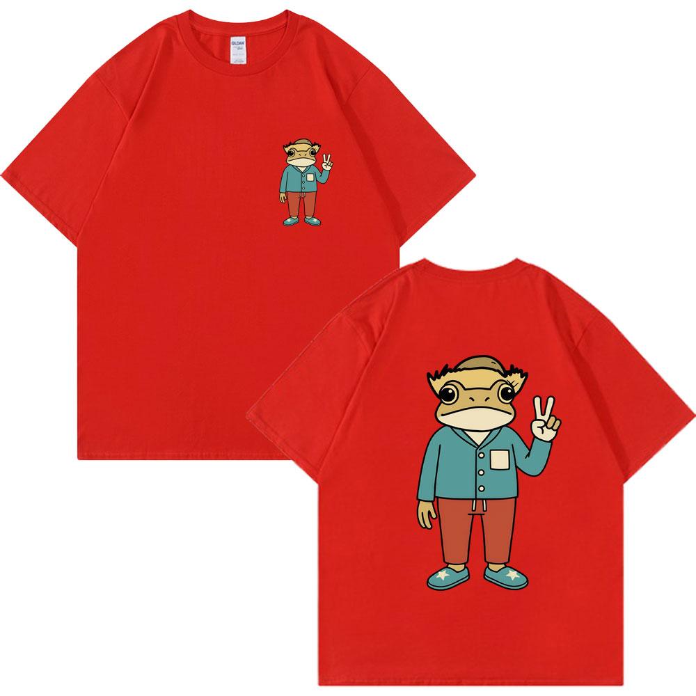 

Rapper Bad Bunny Debi Tirar Mas Fotos DTMF T-shirt Cartoon Frog Classic Fashion Unisex Women T Shirt 100% Cotton Oversized T Shirts S