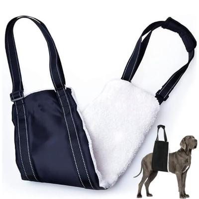 Ailunate Postroj pro asistenci při venčení psů, Pás pro podporu zadních nohou pro péči a asistenci, pro starší psy a domácí mazlíčky (Velikost M)