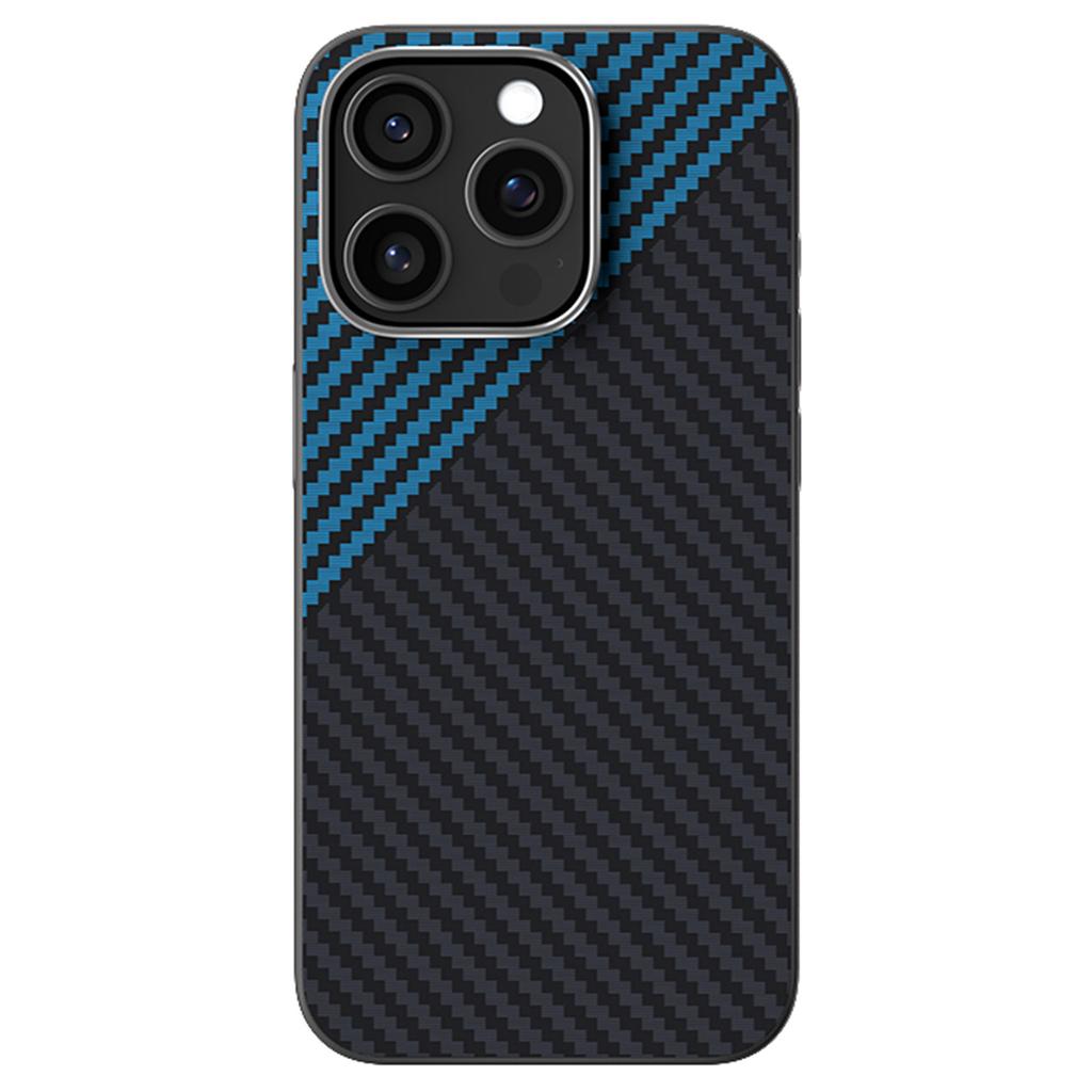 ABEEL For iPhone 14 Pro Max Case Compatible with MagSafe Carbon Fiber Texture Back Cover