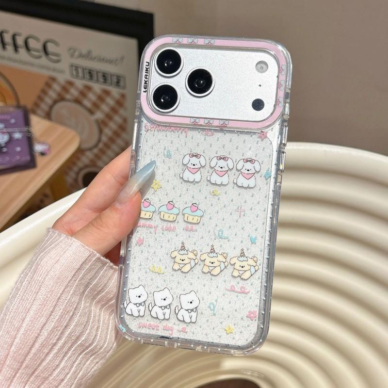 Cute Cartoon Bunny Phone Case IPhone 15 Pro Max 16 17 Dual Layer IMD Acrylic