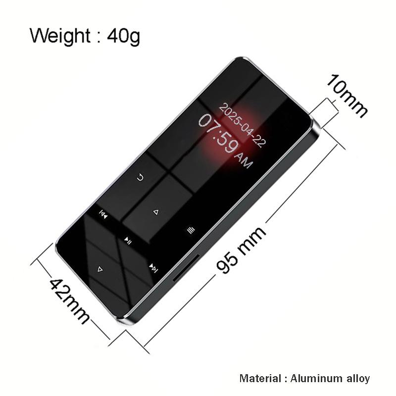 1.8" MP4 Bluetooth Music Player with FM, Recorder, Speaker, and Card Slot