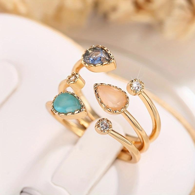 Luxury Vintage Rings New Arrivals Women's Ring Female Wedding Jewelry Accessories Gifts