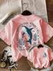 Funny Shark Graphic Unisexs Retro Tshirt Soft Crew Neck Short Sleeve Top Vintage Shirt Summer Daily Wear