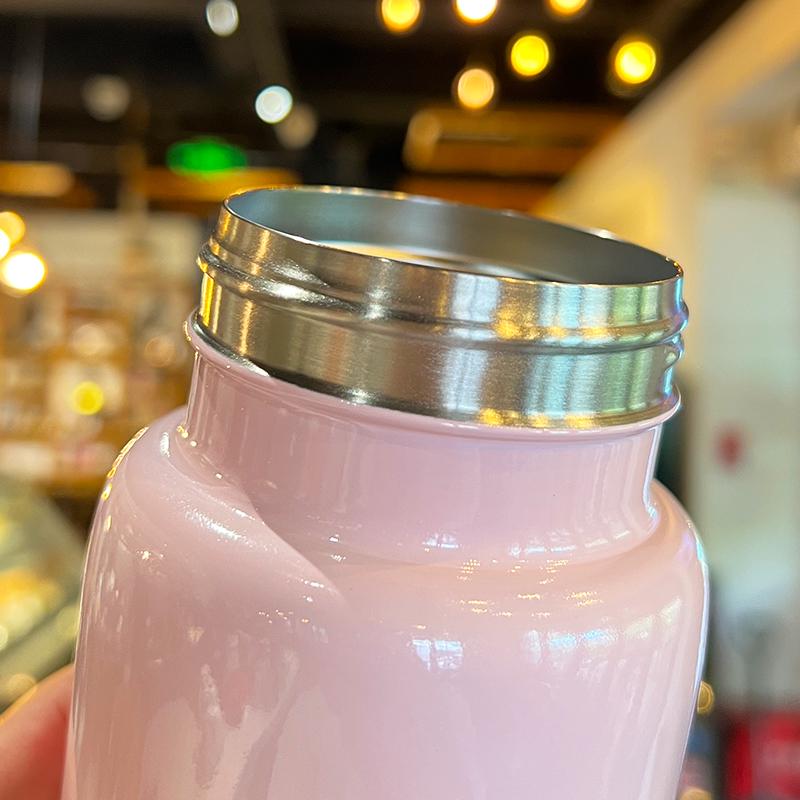Cute 2026 Stainless Steel Portable Thermos Cup – High-Value, Celebrity-Style for Students
