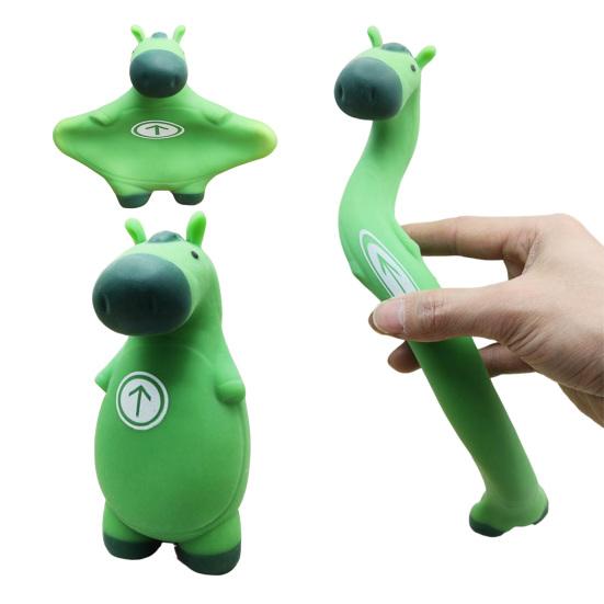 Green Horse Stretchy Toy Stress Anxiety Relief Horse Shape Sensory Toy Adults Teens Kids Soft Flexible TPR Animal Fidget Toy Party Favors