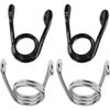 Pure Seek Solo Seat Spring for Motorcycles, Spring Seat, Opening Width: Approx. 2.4 Inches