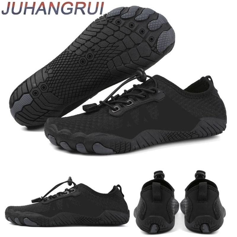 Summer Unisex Aqua Shoes Couples Outdoor Aquatic Sneaker Quick-Dry Upstream Wading Footwear Barefoot Beach Shoes Breathable Mesh