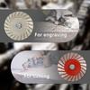 40mm Cutting Disc 6mm Shank Circular Saw Blade Sanding Disc Grinding Wheel For For Wood Metal Stone Granite Marble