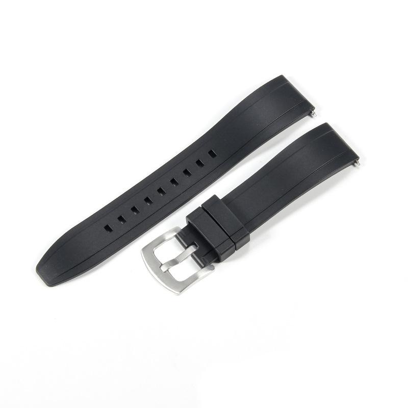 Gumowy Pasek 22mm Pasek z Szybkim Mocowaniem Odpowiedni do Shuttle West Iron Chengmeidu Comcast Seiko Fluorosilikonowy Zegarek