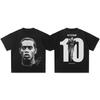 Neymar American Football Star Print Cotton Short-sleeved T-shirt Men Women Clothing Athleisure Print Fashion Oversize Casual Tee