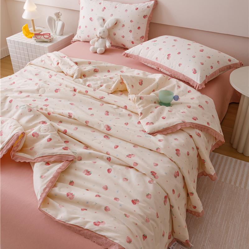 

Летнее одеяло Одеяло в французском стиле Одеяло Flora Lace Бытовое Машинная стирка Подходящее Прохладное и освежающее Одеяло 1pc sheet 245x245cm