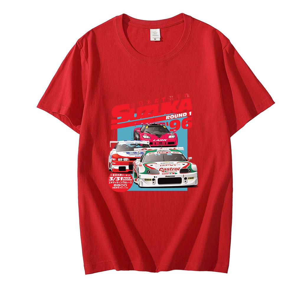 GTO Car T Shirts Race Car Tees Unisex Clothing Short Sleeve Tshirt 100% Cotton Sense of Design T-shirts Manga Clothes
