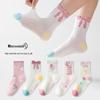 Mao Ren Girls' Summer Thin Cotton Mesh Socks