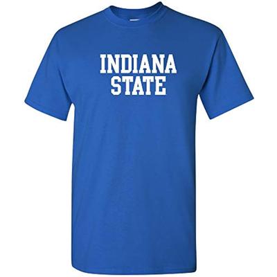 Indiana State Sycamores Block Team Farbe College Universität Unisex T-Shirt